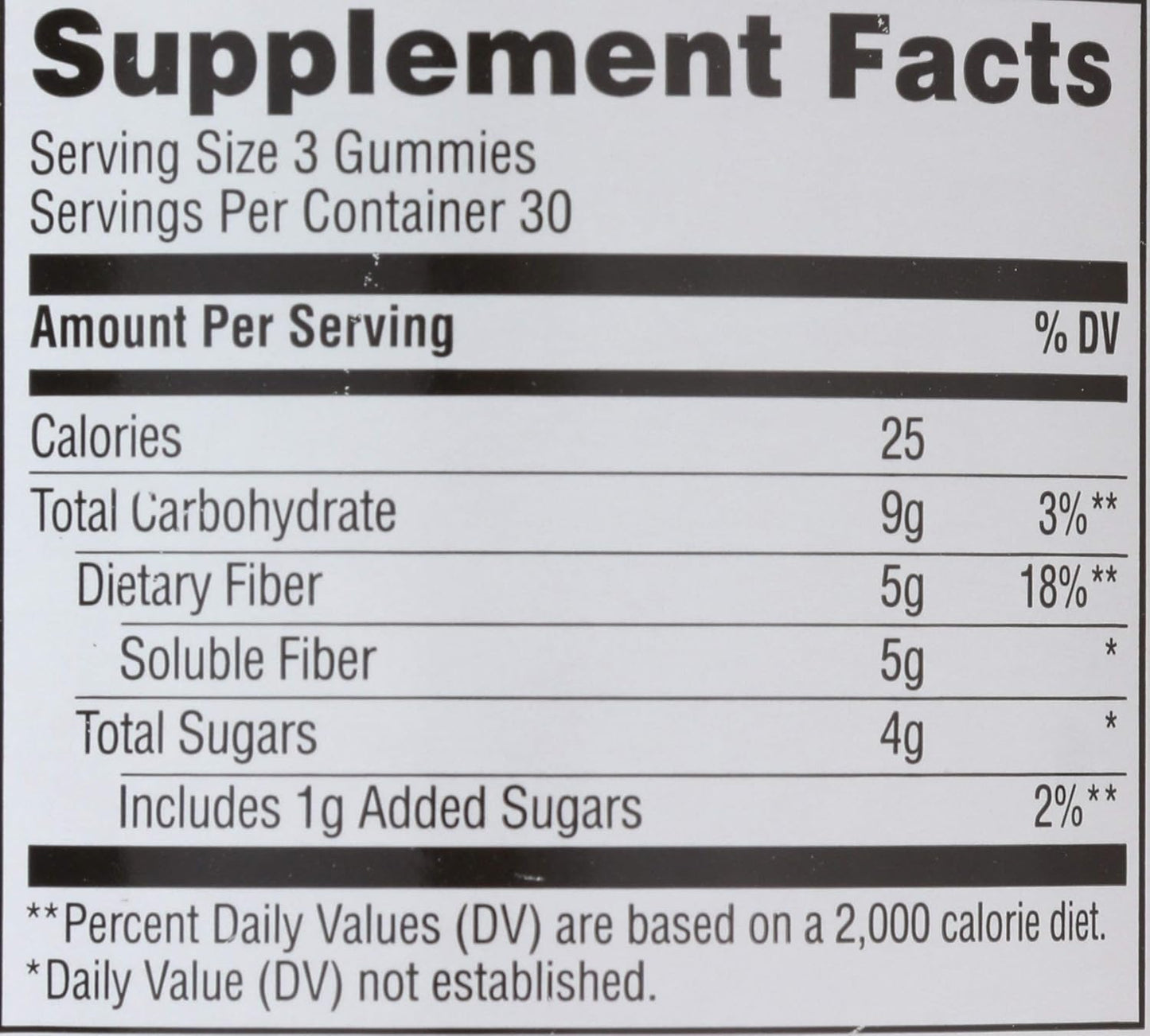 Whole Foods Market 365 Fiber Gummy Supplement - 90 Count, Pack of 2