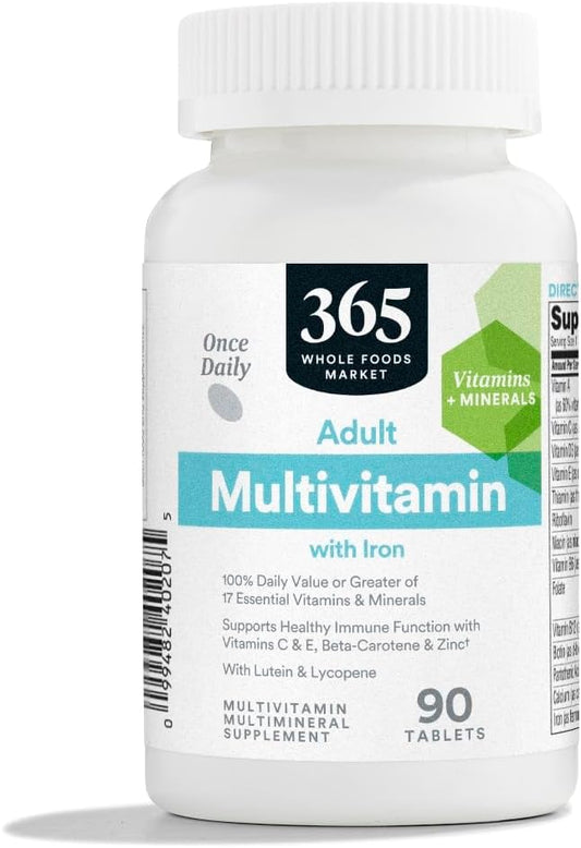 Whole Foods Market 365 Multi One Daily Adult Tablets - 90 Count