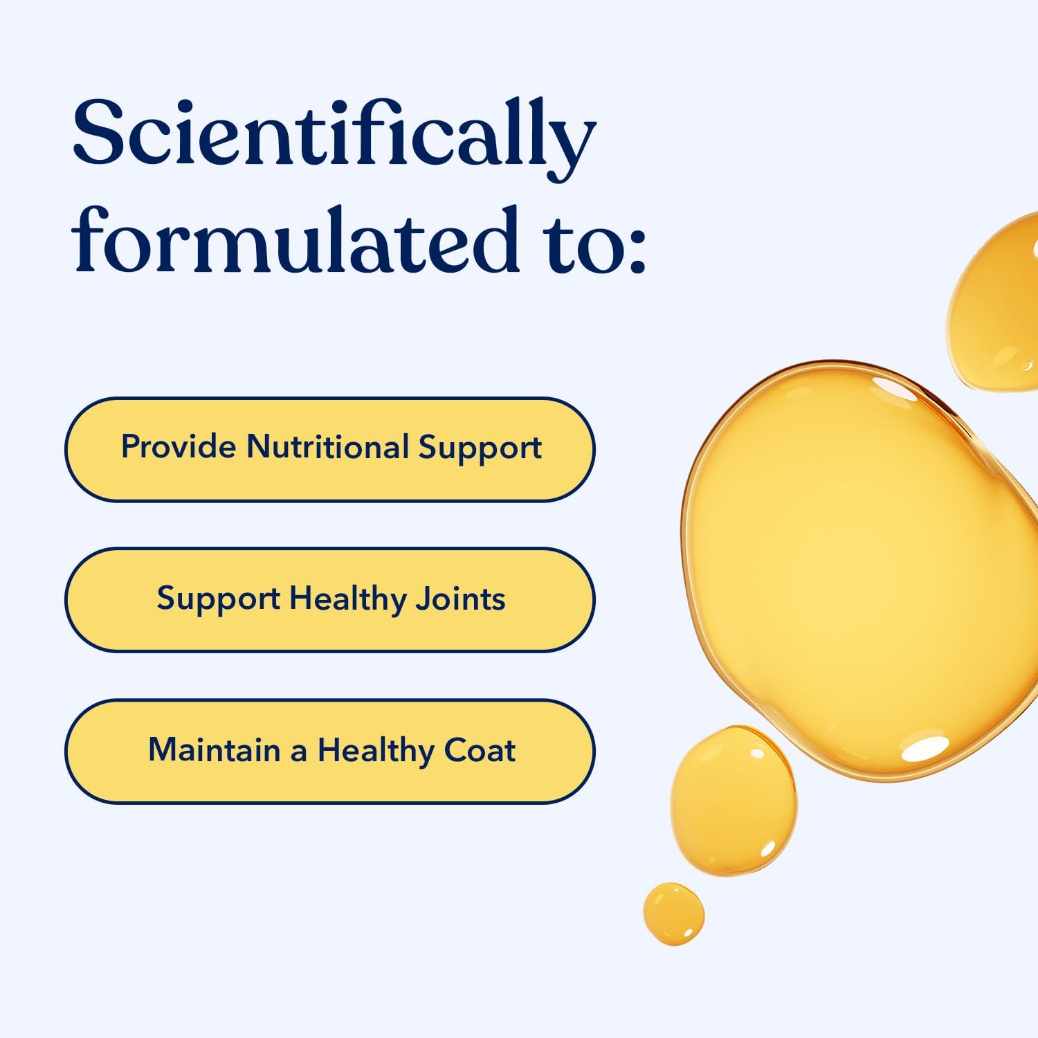 Wild Alaskan Salmon Oil for Dogs - Omega 3 Fish Oil Supplement - Healthy Skin, Joints, Coat - Pollock Oil - 16 Oz Bottle