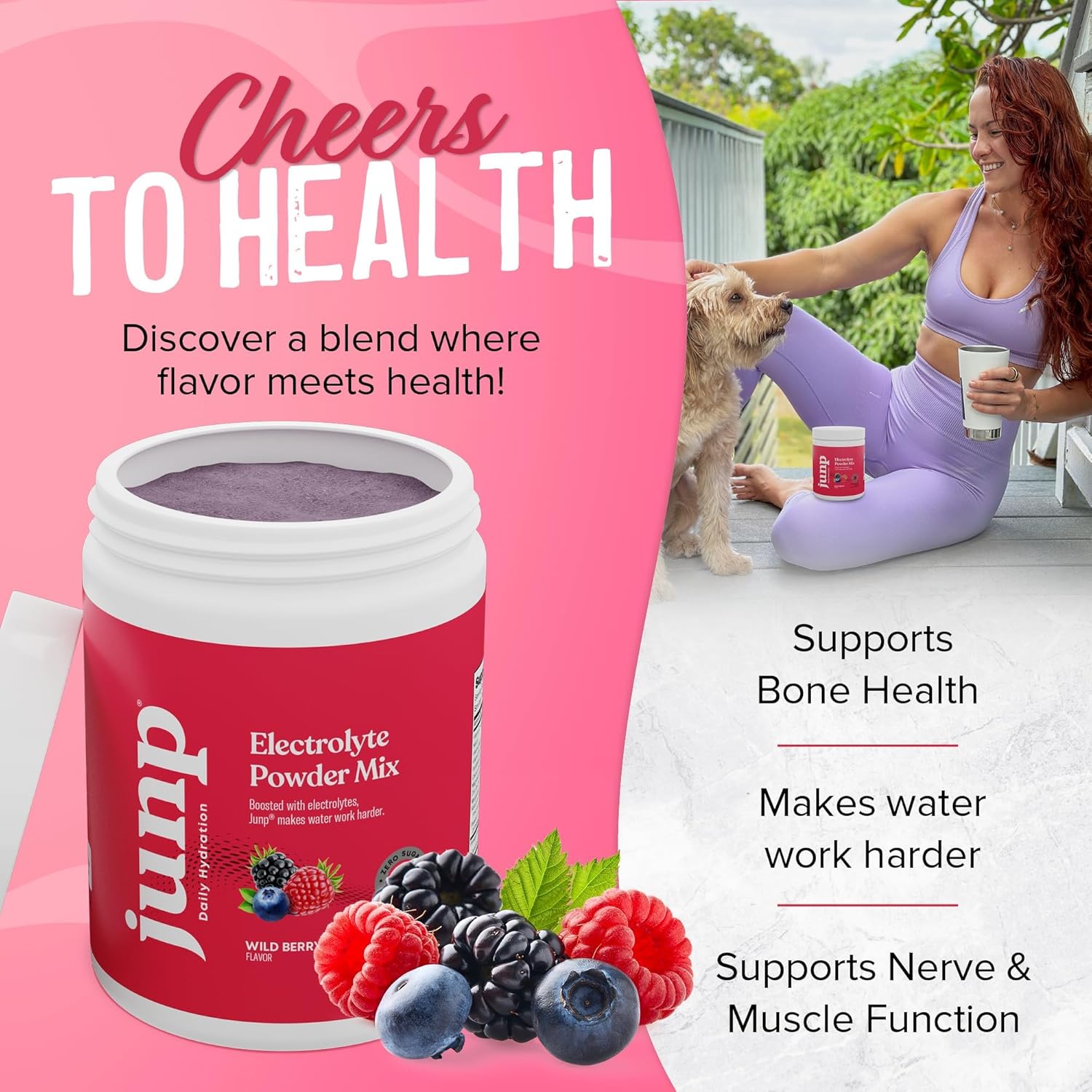 Wild Berry Electrolyte Powder Drink Mix - 180 Servings, Sugar Free, Keto Friendly, Potassium & Salt Hydration Powder with Zero Calories