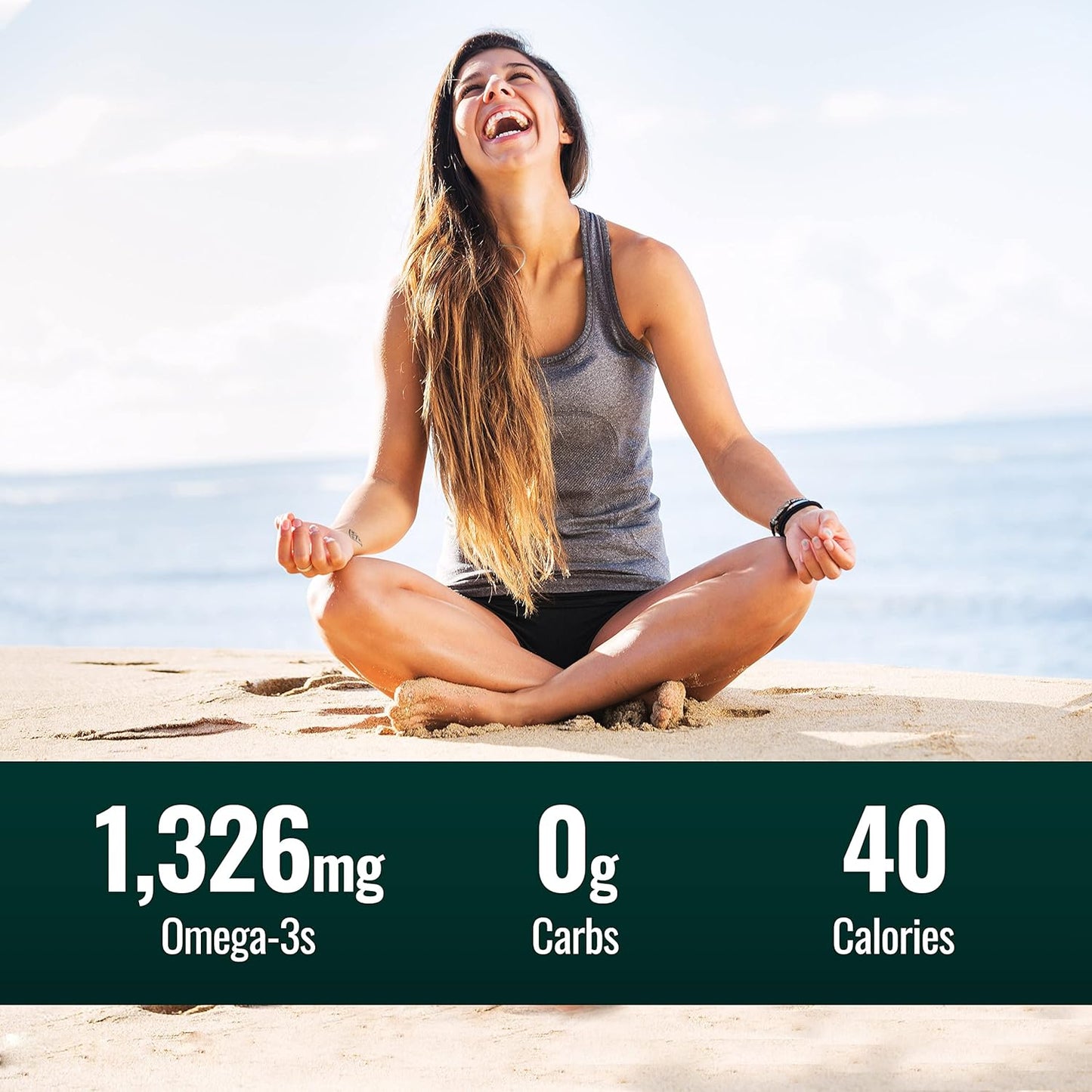 Wild Caught Lemon Cake Omega-3 Liquid Fish Oil - Mercury Free, Lab Tested - 1,326mg Triglyceride EPA, DHA, & DPA - 16oz Bottle
