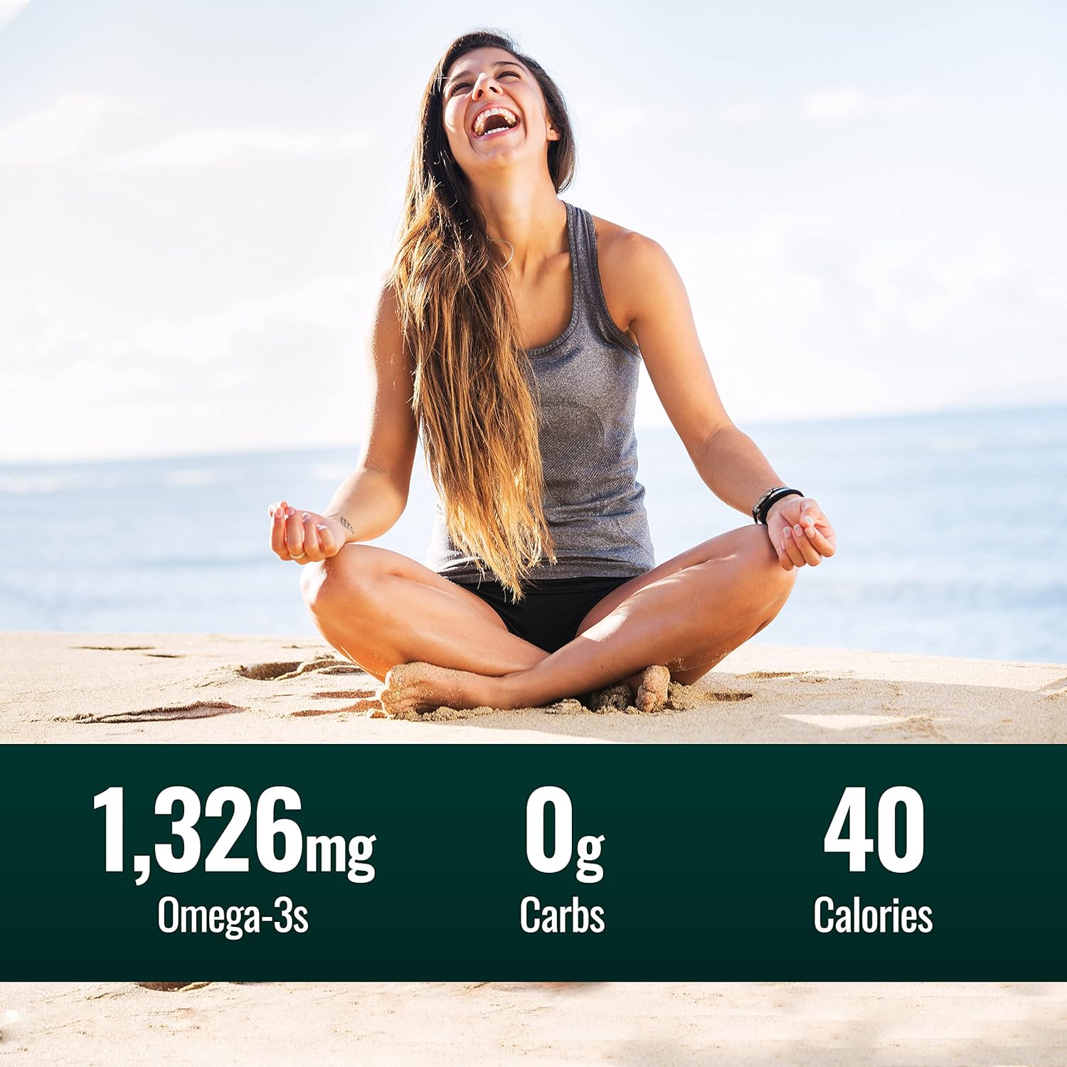 Wild Caught Lemon Cake Omega-3 Liquid Fish Oil - Mercury Free, Lab Tested - 1,326mg Triglyceride EPA, DHA, & DPA - 16oz Bottle