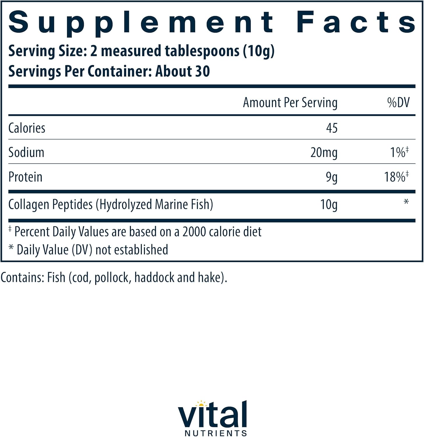 Wild-Caught Marine Collagen Powder for Hair, Skin, Nails & Joints | Type I & III Collagen Supplement (300g) | Unflavored, Gluten-Free