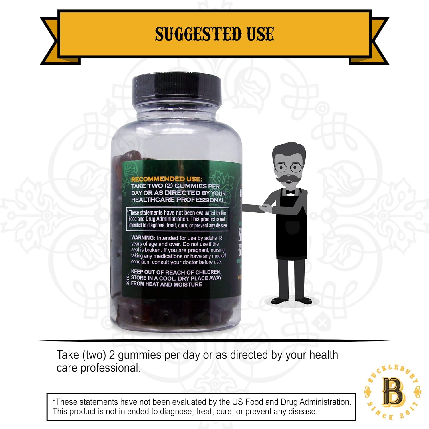 Wild Crafted Irish Sea Moss Gummies with Bladderwrack & Burdock Root - Natural Vegan Multivitamin Gummies for Immune, Thyroid, Digestive, Gut Support - 60 Gummies