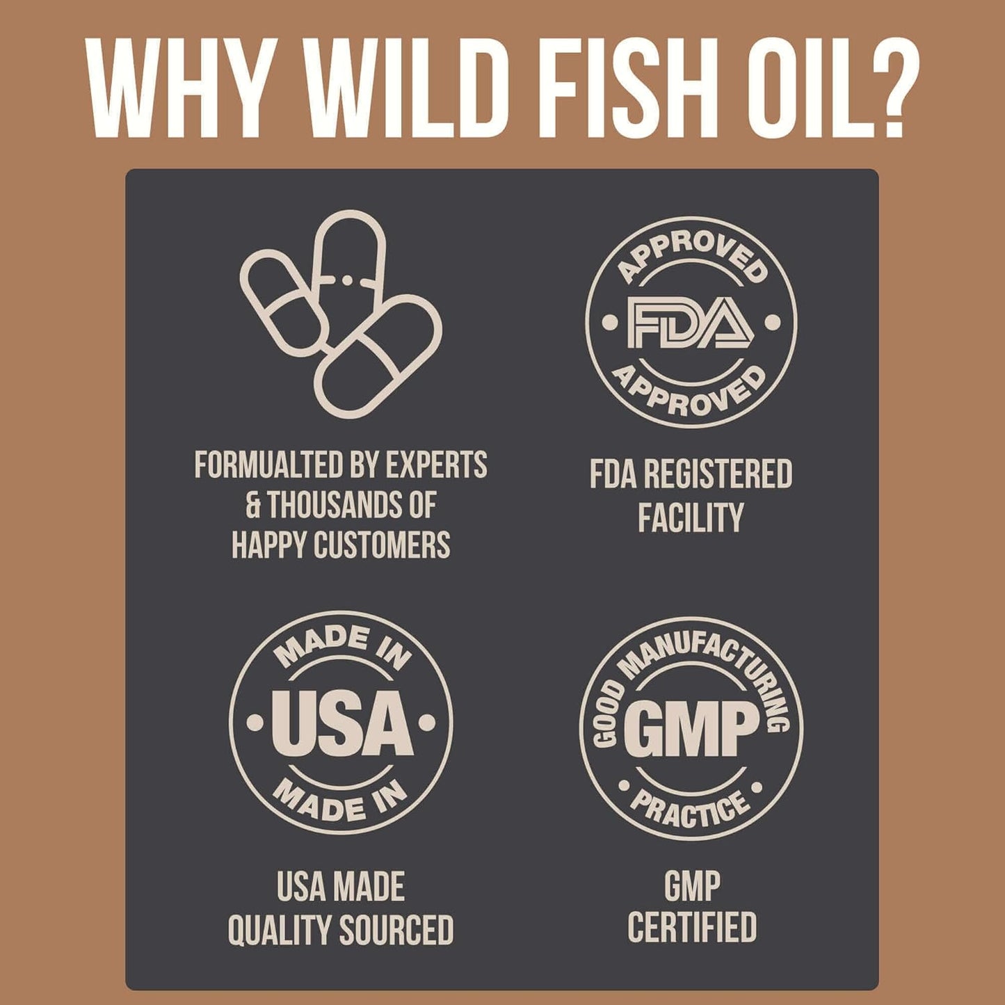 Wild Foods Lemon Liquid Omega 3 Fish Oil Supplement - 16 oz (2 pk) - Non-GMO, Gluten Free - Triple Strength Heart & Joint Nutrition with DPA, DHA, EPA for Women & Men - Wild Caught, Burpless, Odorless