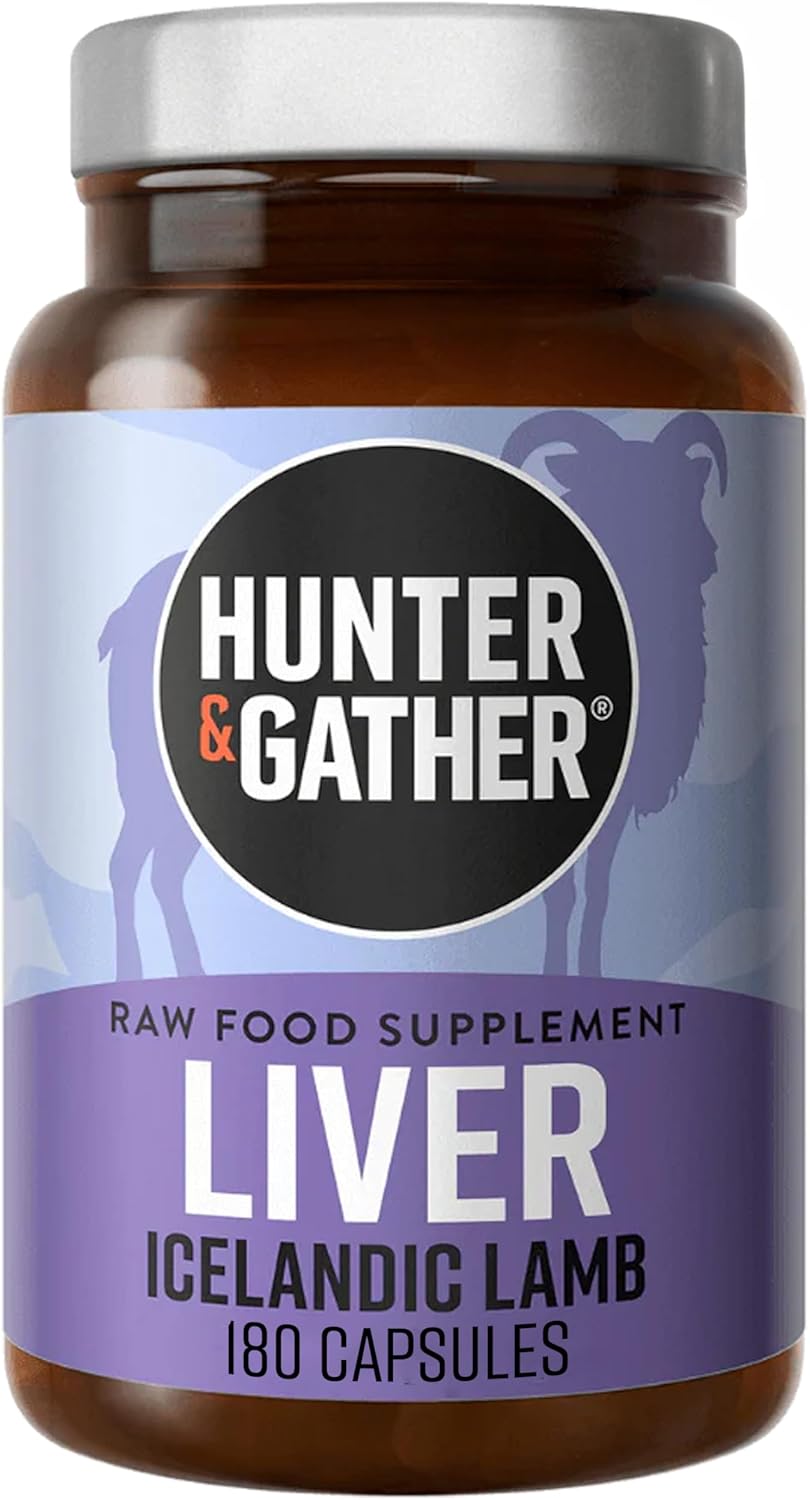 Wild Icelandic Lamb Liver Capsules | Ancestral Inspired Supplements | Grass Fed, No GMO, Antibiotics, Hormones