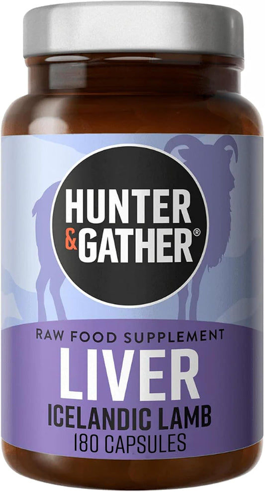 Wild Icelandic Lamb Liver Capsules | Ancestral Inspired Supplements | Grass Fed, No GMO, Antibiotics, Hormones