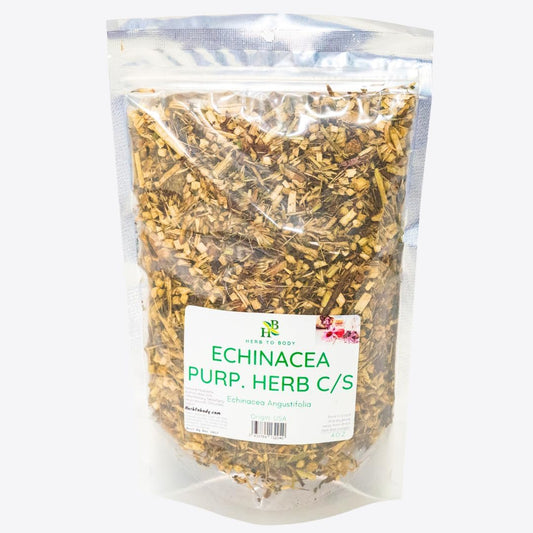 Wildcrafted Echinacea Purpurea Herb C/S - 4oz - Herbal Supplement