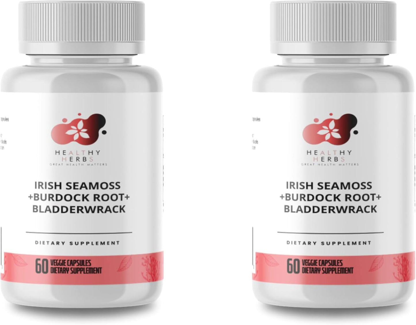 Wildcrafted Sea Moss Capsules | 2280mg Advanced Ocean Greens Complex | Irish Sea Moss Superblend | Vegan & Non-GMO | US-Made (2-Pack)