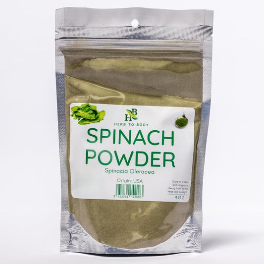 Wildcrafted Spinach Powder | Pure Spinacia Oleracea Herb for Body | 4oz Jar