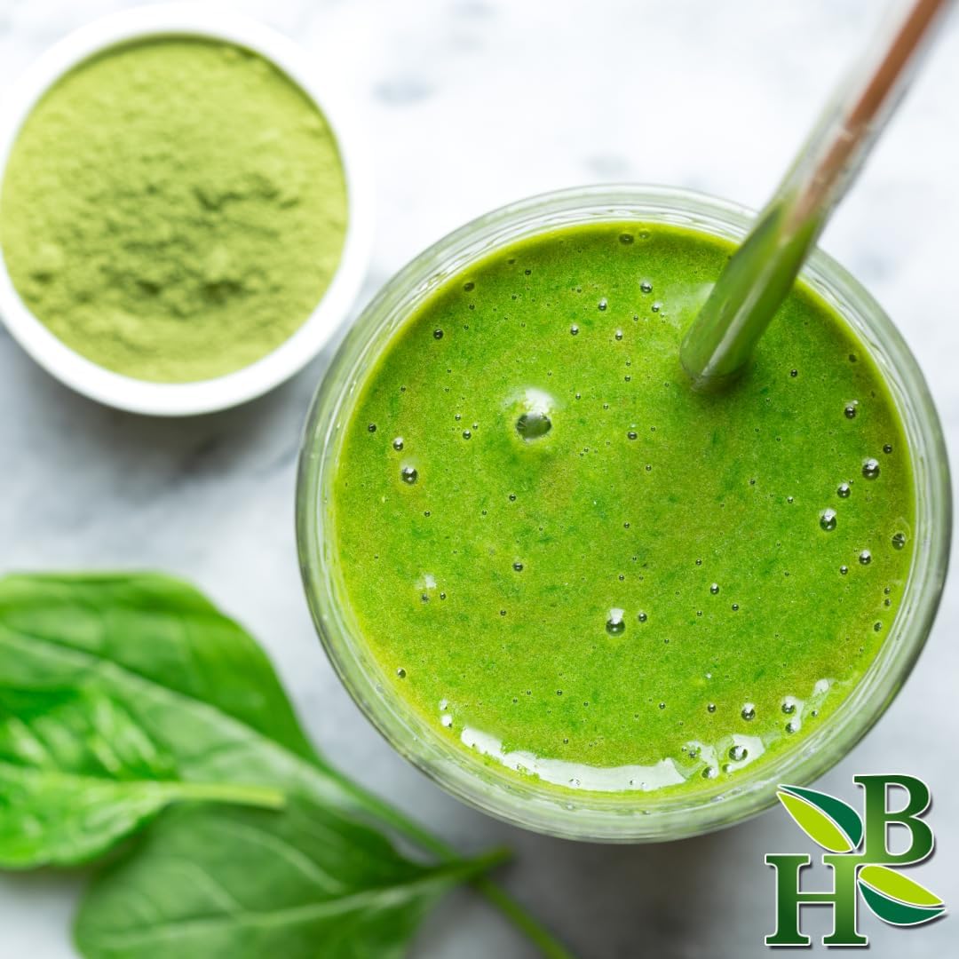 Wildcrafted Spinach Powder | Pure Spinacia Oleracea Herb for Body | 4oz Jar