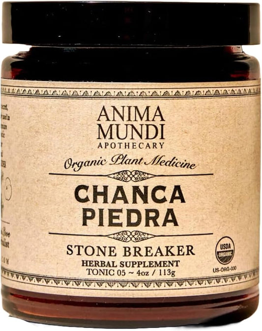 Wildcrafted Stone Breaker Chanca Piedra Powder for Tea - Liver, Gallbladder & Kidney Support - Anima Mundi Apothecary (4oz)