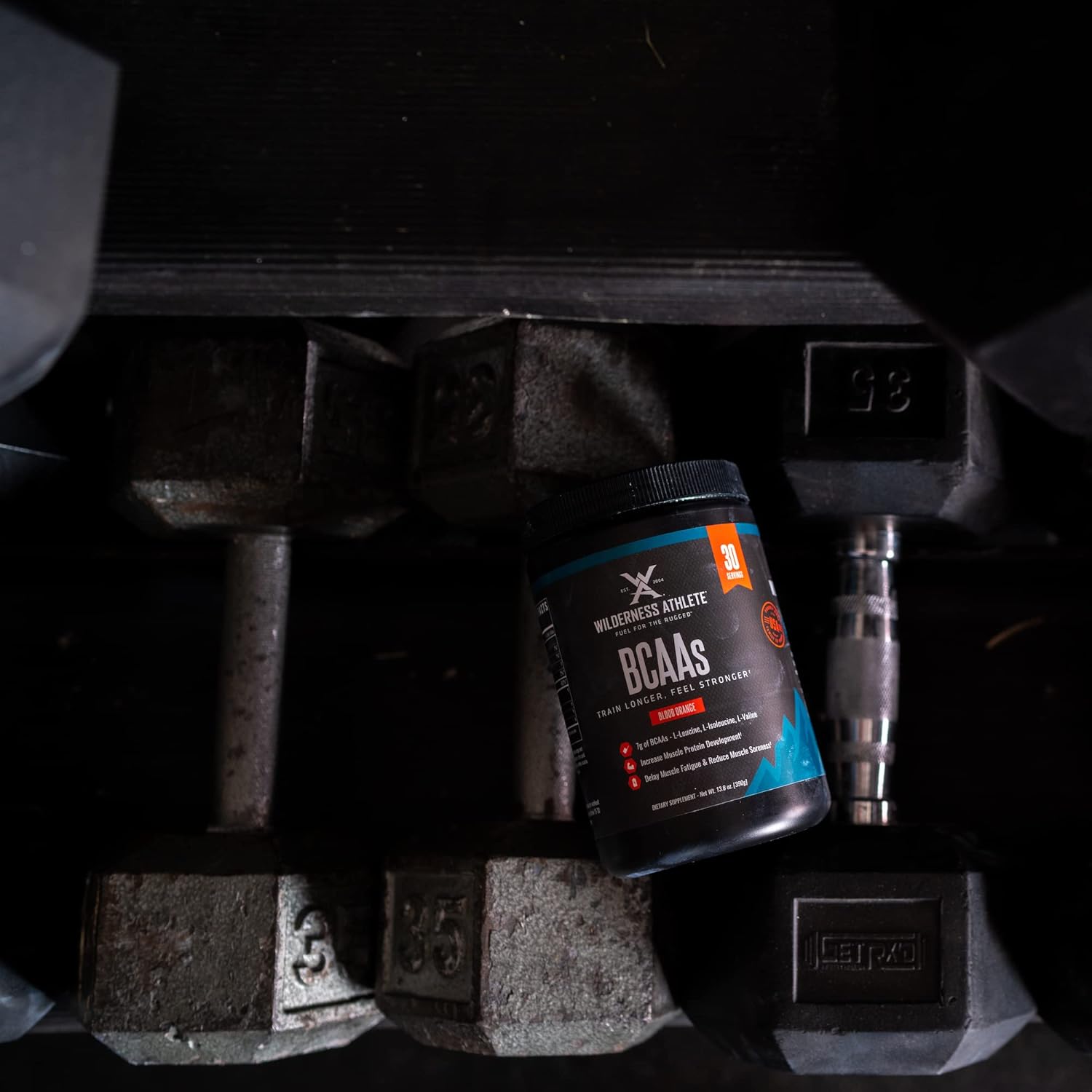 Wilderness Athlete BCAAs Powder - Essential Amino Acids Supplement - Optimal Amino Acid Complex - Men & Women - Blood Orange Flavor