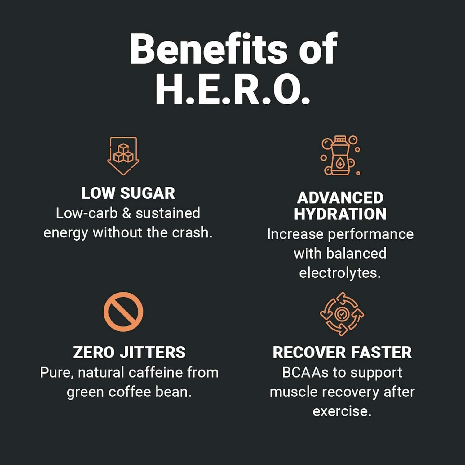 Wilderness Athlete H.E.R.O. Energy Powder - Hydration Electrolyte Mix with Vitamin C - Zero Sugar (10ct. Box)