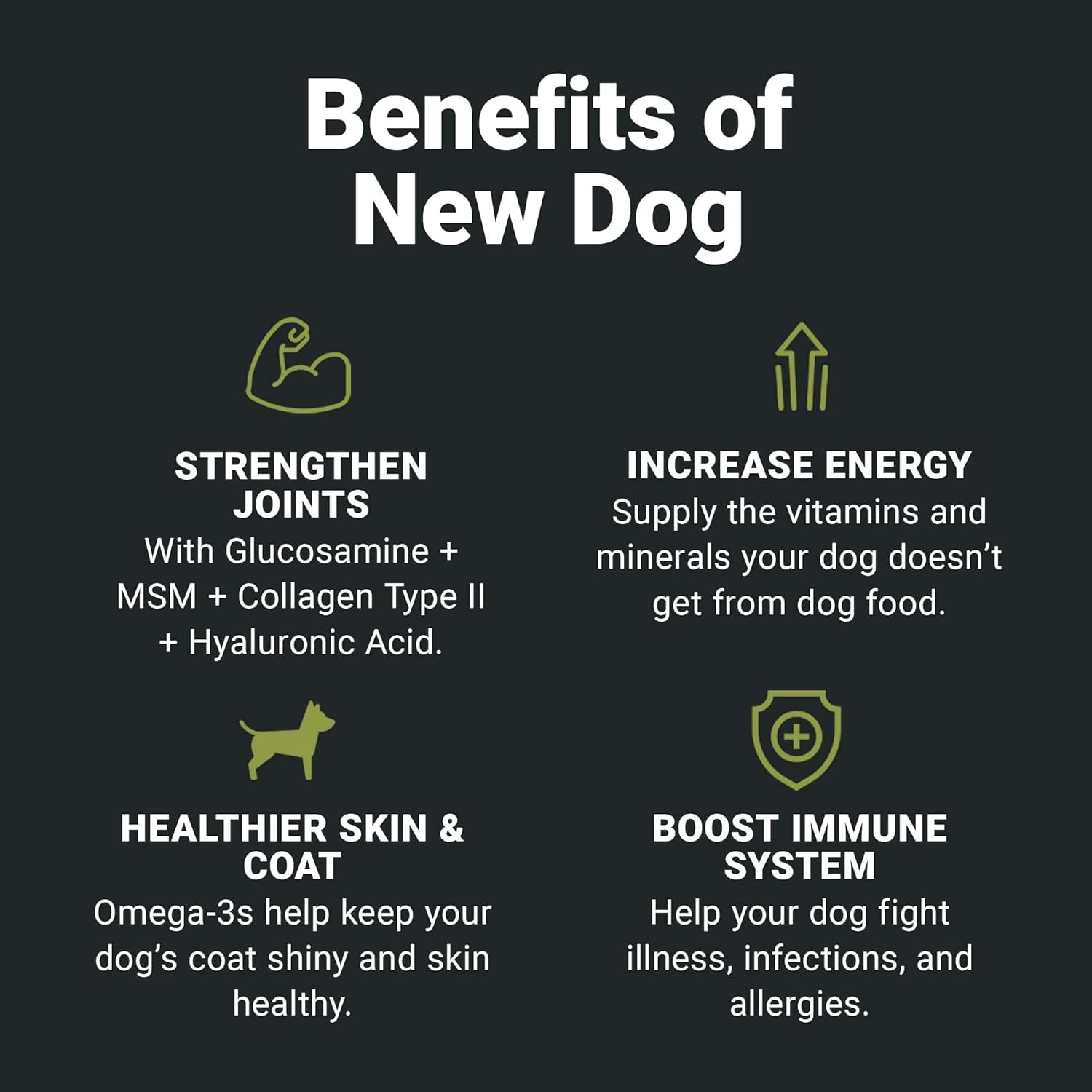 Wilderness Athlete K9 Athlete Dog Joint Supplement & Multivitamin - Puppy to Senior Dogs - Joint Health & Vitamins