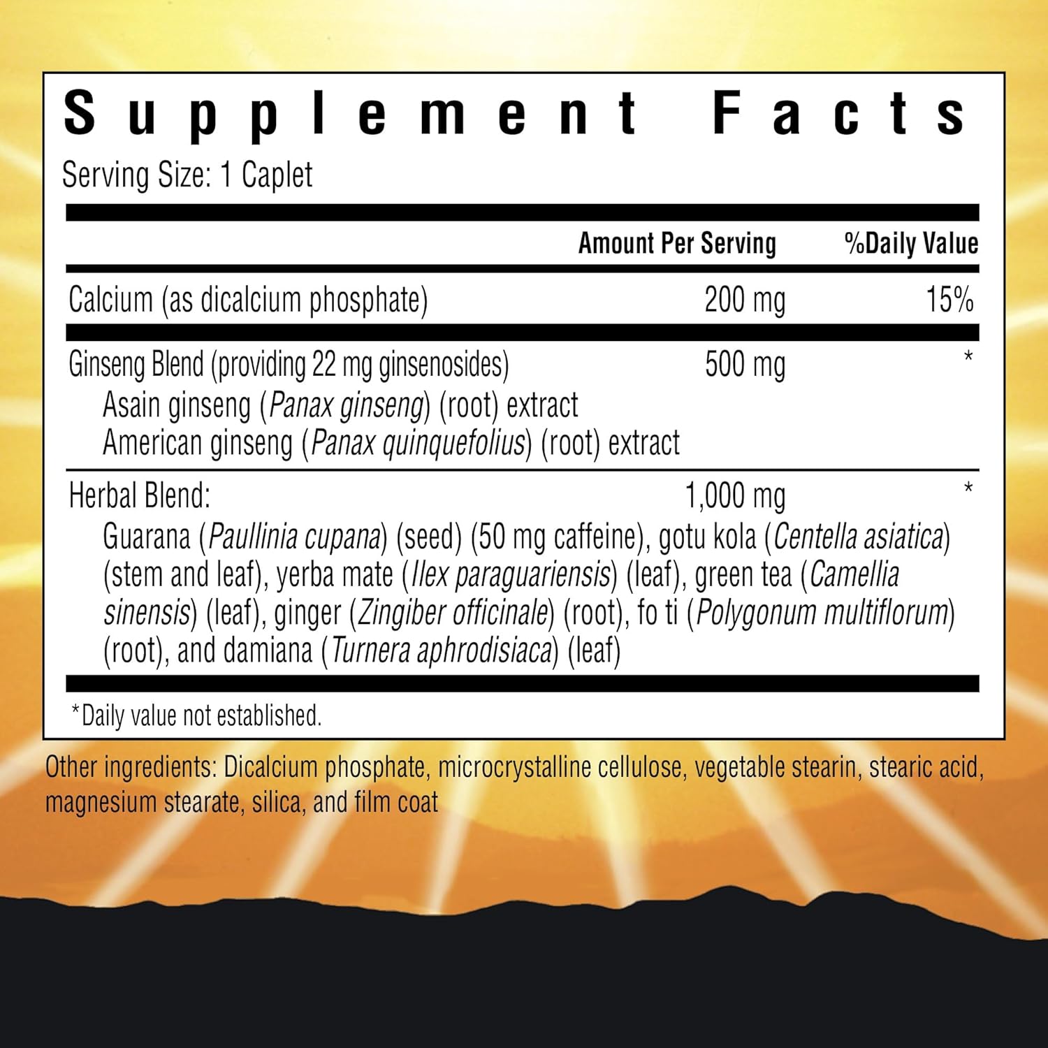 Windmill Consumer Products Hi-EnerG Triple Ginseng Energy Supplement - 500mg, 20 Capsules