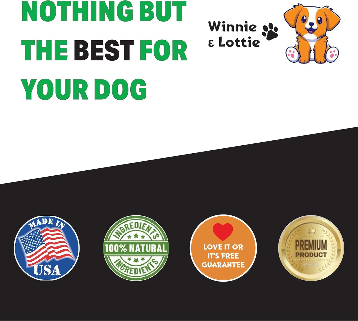 Winnie & Lottie Natural Dog Antibiotics - Supports Itch Relief, Allergy Relief, Immune Health - 1 oz