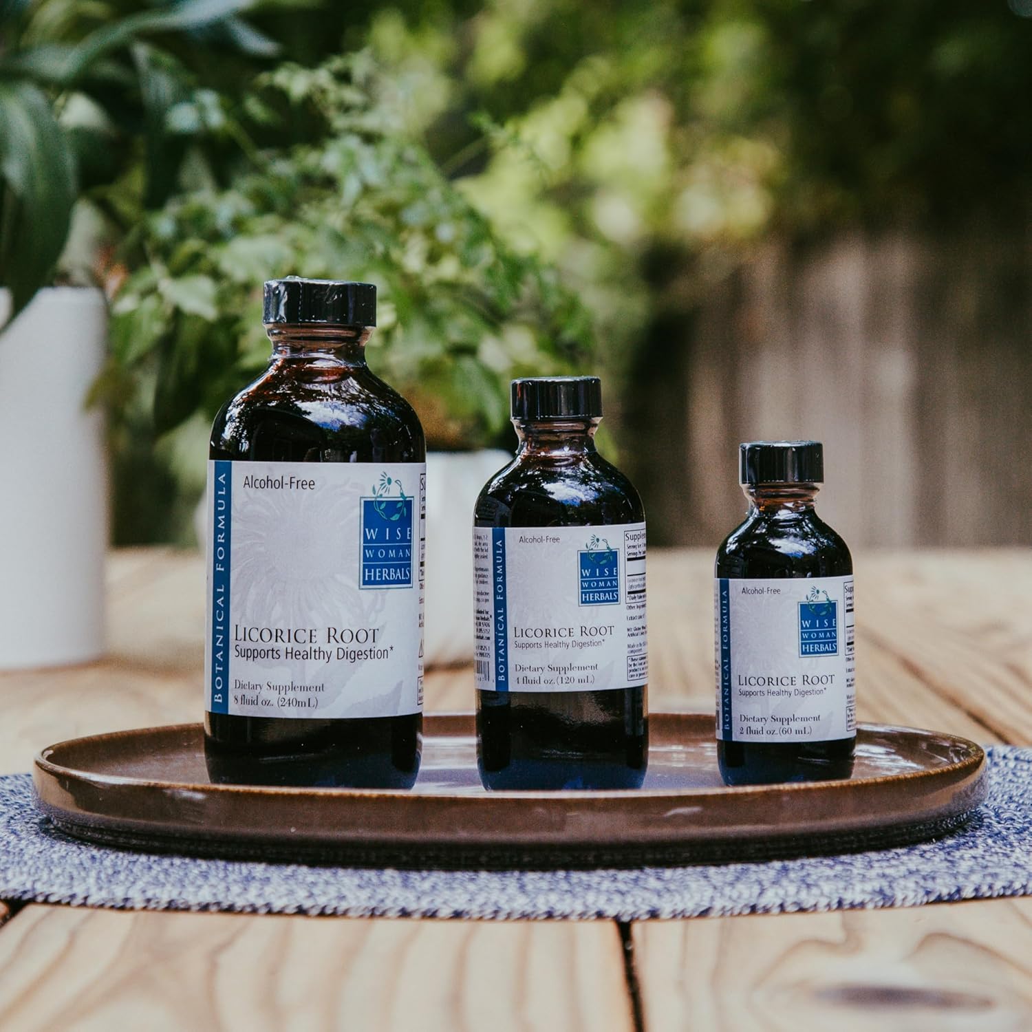 Wise Woman Herbals Licorice Root Extract 8 oz - Extra Strength 4:1 Liquid - Alcohol-Free - Digestion & Immune Support