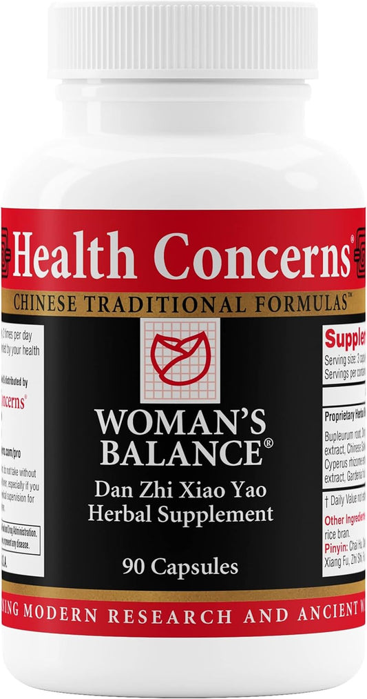 Woman's Balance - Natural PMS Relief & Support Supplement - 90 Capsules for Women's Health