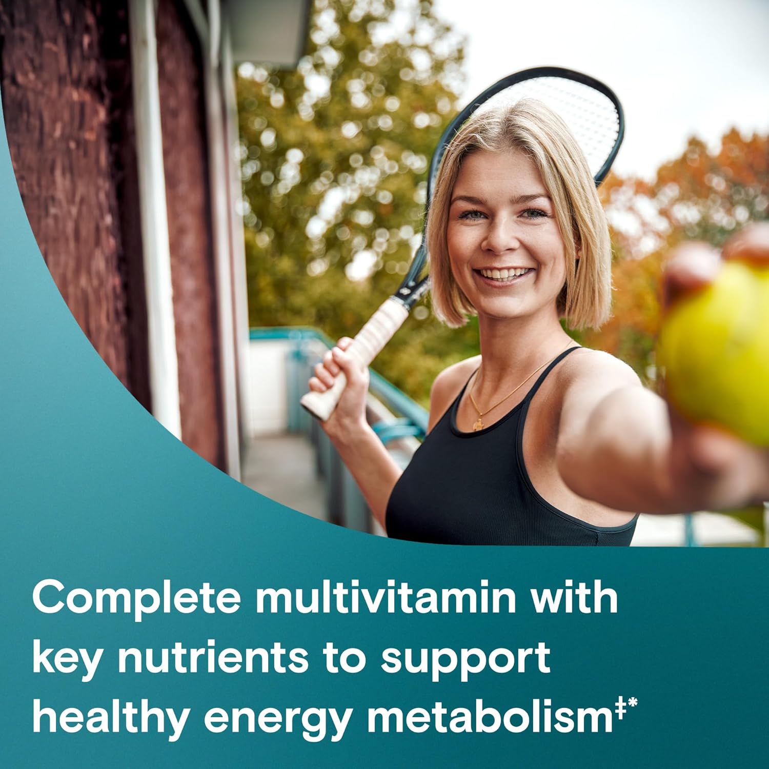 Women's Active Metabolism Multivitamin with B-Vitamins, Vitamin D, Magnesium - 120 Count