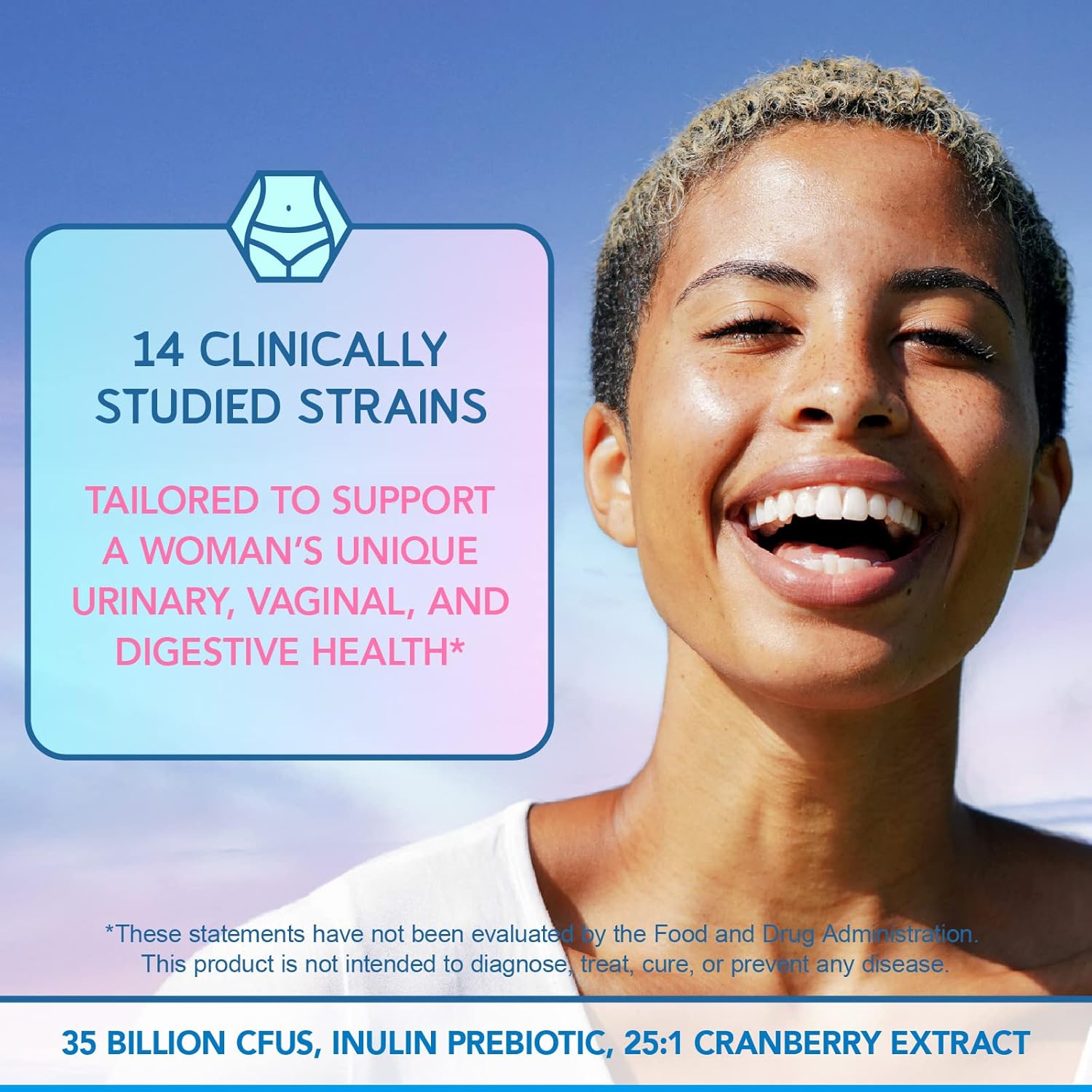Women's Beauty Probiotics and Multivitamin by BioEmblem