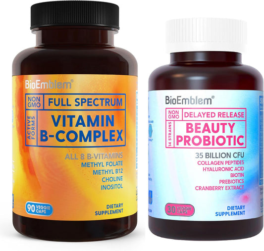 Women's Beauty Probiotics with Vitamin B-Complex by BioEmblem