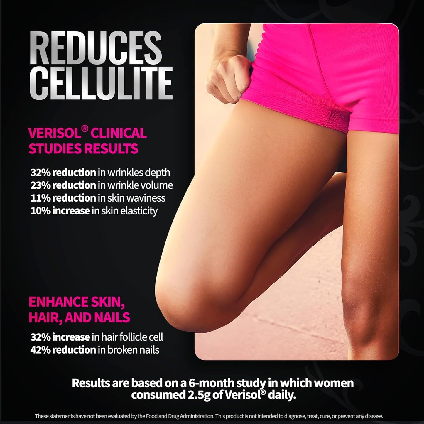 Women's Booty Gain & Cellulite Reduction Creatine Powder Supplement | Bold Buns | Vegan & Made in USA | Bloating-Free | Unflavored - 30 Servings