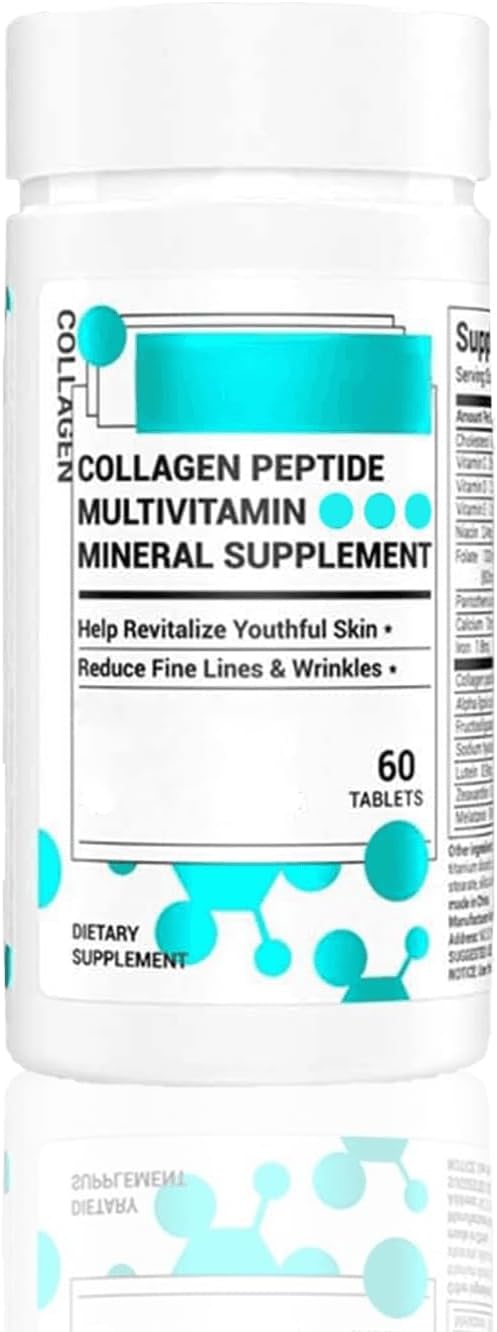 Women's Collagen Peptides Pills with Probiotics and Minerals - Collagen Peptide Supplement Tablets