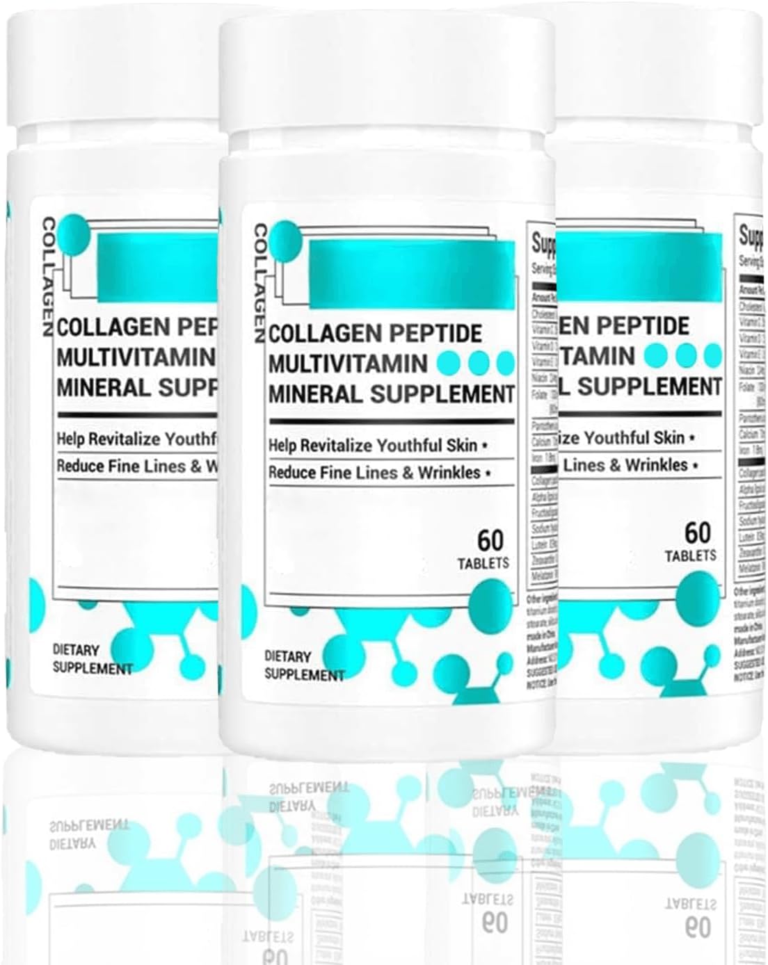 Women's Collagen Peptides Pills with Probiotics and Minerals - Collagen Peptide Supplement Tablets