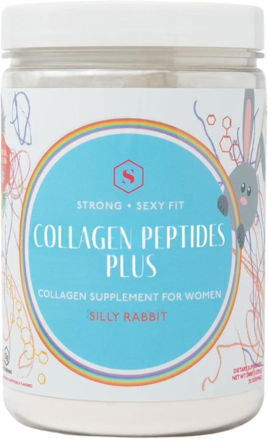 Women's Collagen Peptides Powder with Hyaluronic Acid & Vitamin C for Hair, Skin, Nails & Joints - Grass Fed Bovine, 20-40 Servings