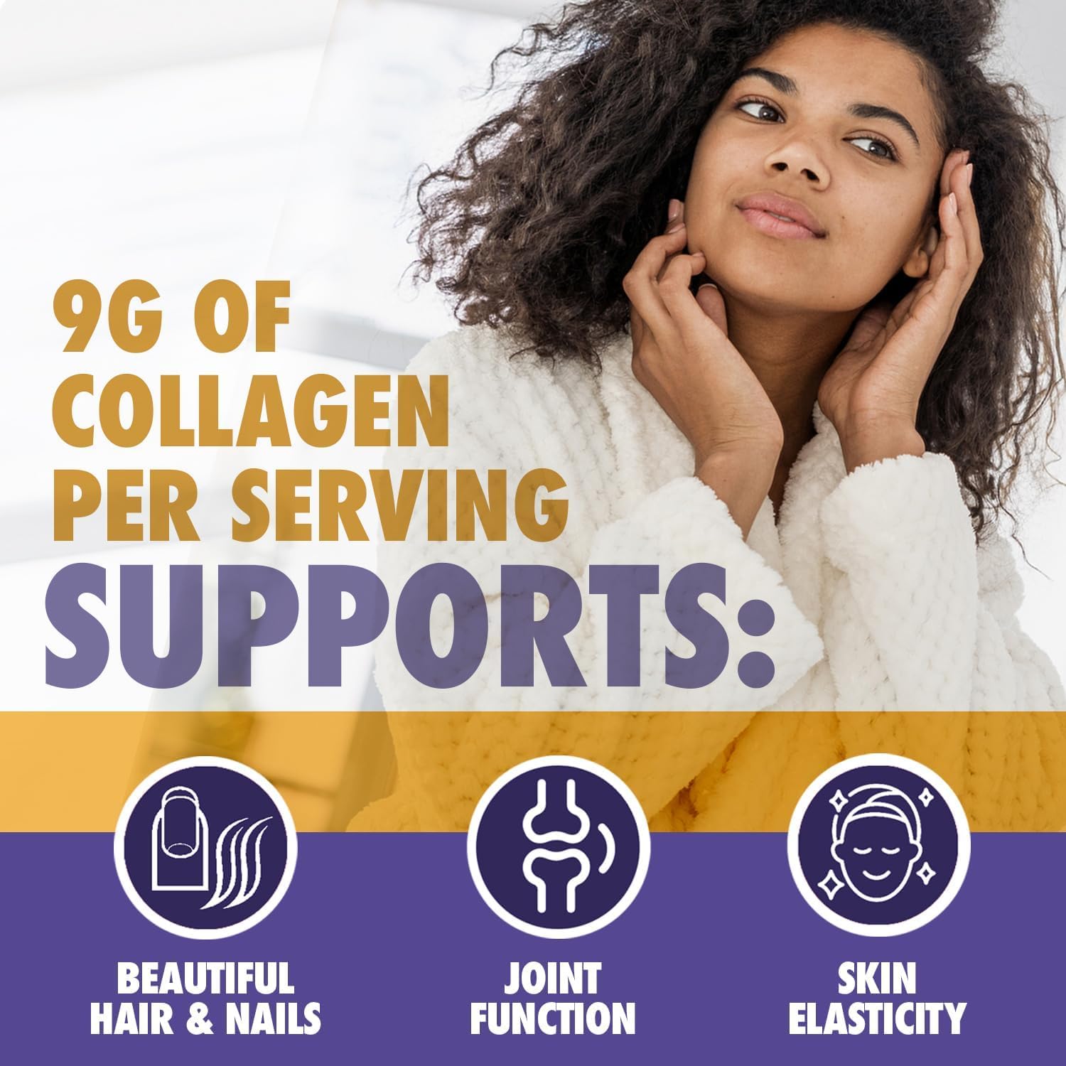Women's Collagen Peptides Powder with Immune Boosting Mushroom Blend for Hair, Skin & Nails - Dr. Emil Nutrition