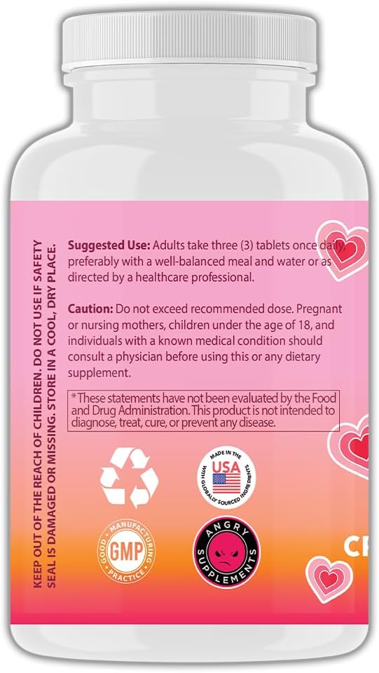 Women's Creatine Complex Tablets with Creatine Monohydrate, Collagen, BCAAs, Glutamine for Energy & Hydration - 90ct x 2 (180ct)
