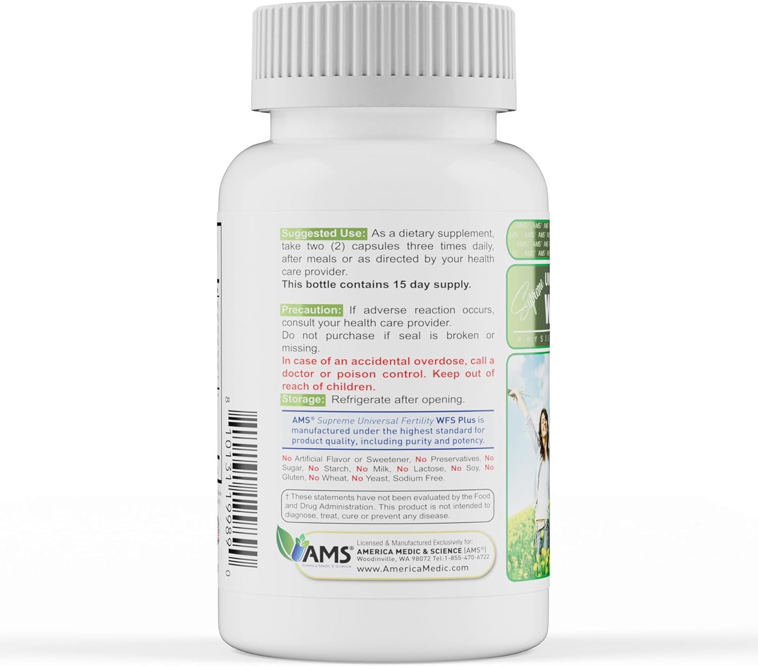 Women's Fertility Support Capsules with D-Chiro Inositol & DHA | Natural Preconception Vitamins for Ovulatory Health | 90 Capsules
