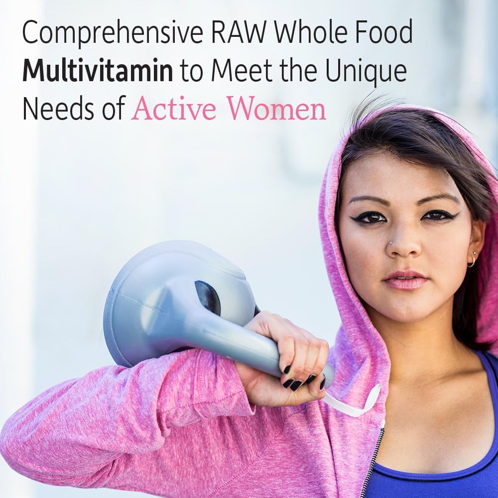Women's Garden of Life Multivitamin: Raw One Once Daily, Whole Food Iron, Probiotics, Gluten Free, Vegetarian - 30 Count