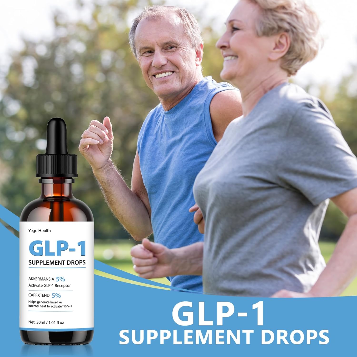 Women's GLP-1 Liquid Supplement Drops - 1 Fl Oz Bottle