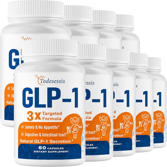 Women's GLP-1 Supplement with Akkermansia Probiotic, Berberine HCI & Chicory Inulin - Vegan, 9 Packs for Metabolism & Gut Health