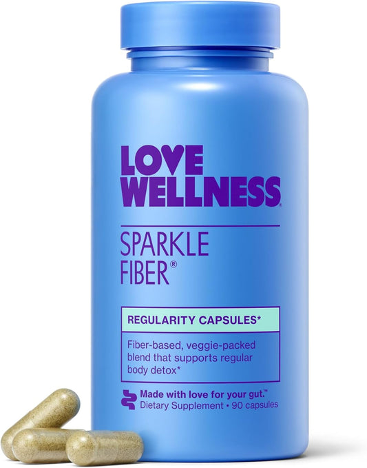 Women's Gut Health Fiber Supplement with Enzymes & Superfoods - 90 Count
