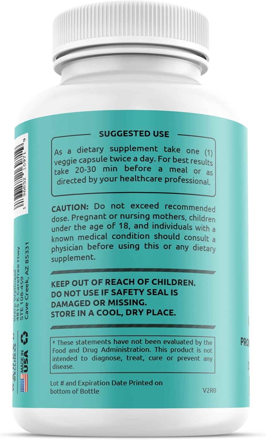 Women's Gut Health Support Supplement with Papain Enzyme - Female Probiotic Digestive Vitamin for Digestion Support by Warped Wellness