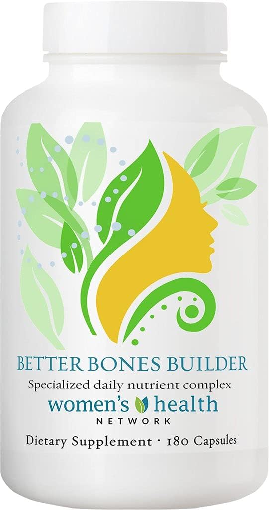 Women's Health Network Better Bones Builder: Specially Formulated Multivitamin for Women at Risk of Bone Health Issues - 180 Capsules
