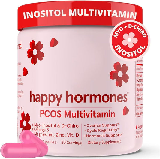 Women's Hormone Balance Multivitamin for PCOS, Menopause, PMS & Mood Support - Cycle Support Supplement