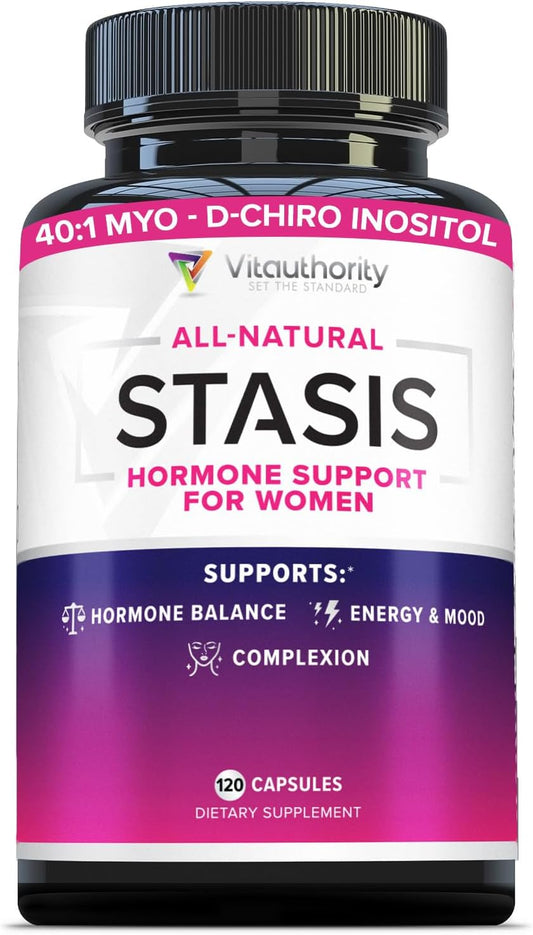 Women's Hormone Balance Supplement - Myo-Inositol & D-Chiro Inositol Blend with DIM - Skin, Energy, & Cycle Support - 30 Day Supply