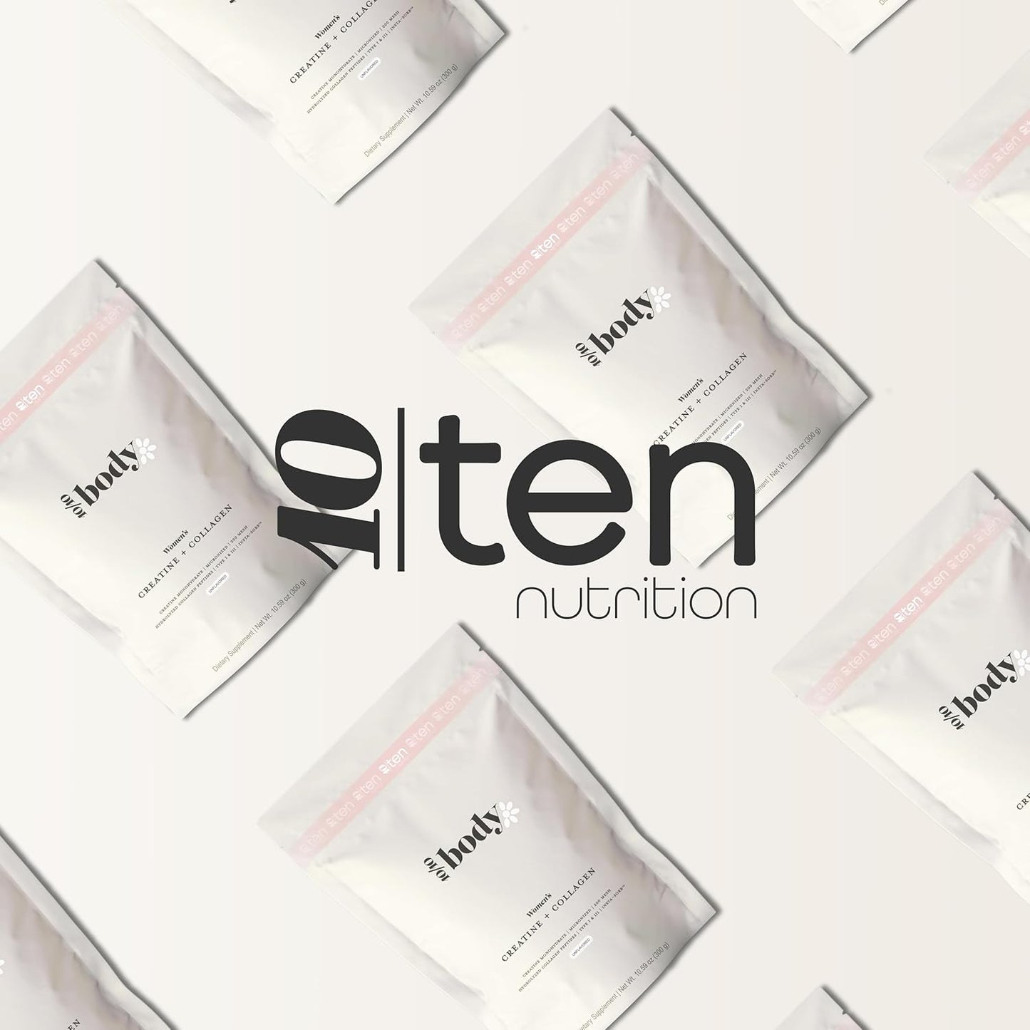 Women's Lean Muscle Growth & Booty Gain Combo: Creatine + Collagen - Supports Energy & Recovery - Unflavored, 30 Servings