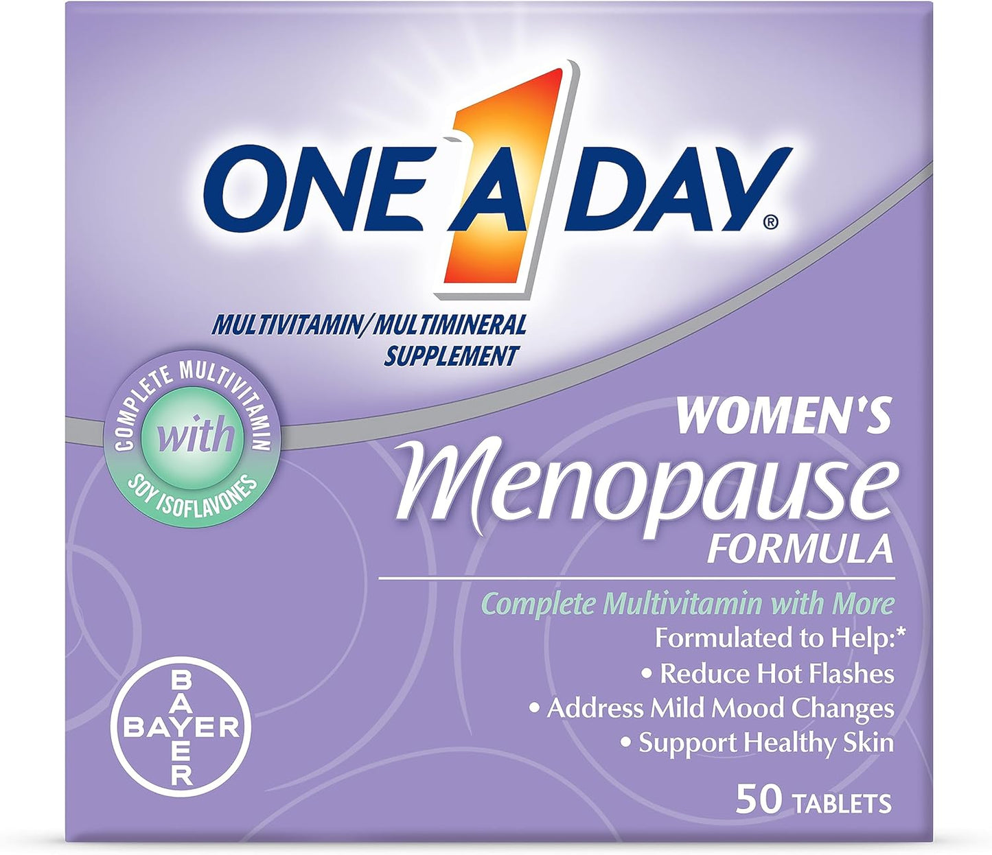 Women's Menopause Multivitamin with Vitamins A, C, D, E, Zinc for Immune Health Support