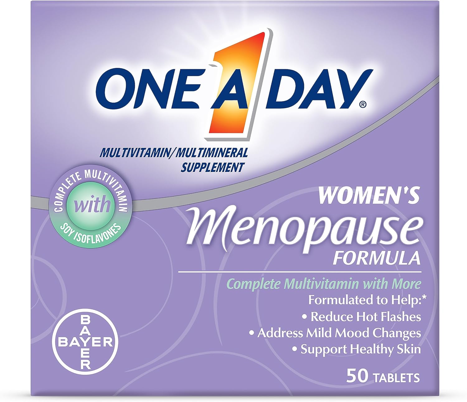 Women's Menopause Multivitamin with Vitamins A, C, D, E, Zinc for Immune Health Support