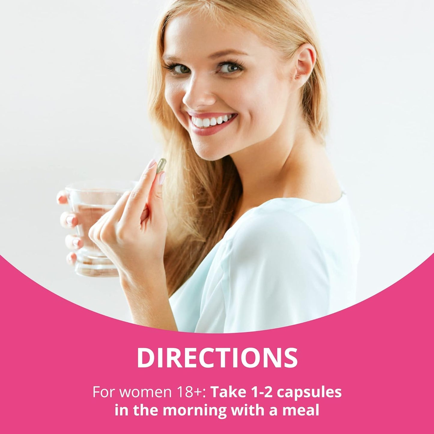 Women's Multi 18+ 39-in-1 Capsules with Horny Goat Weed, Maca, and Cranberry - Supports Women's Health - 60 Vegan Capsule Supplement