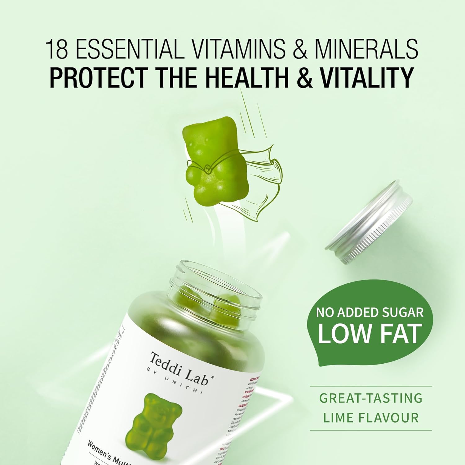 Women's Multi-Nutrient and Elderberry Immune Gummy by Unichi - Boost Your Health with Delicious Gummies