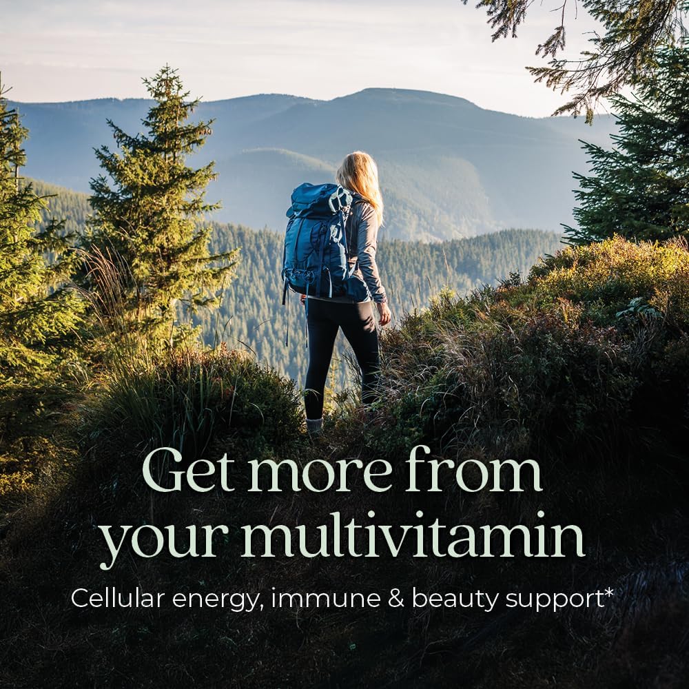 Women's Multivitamin for Immune, Beauty, and Energy Support - 20+ Nutrients, Gentle on Stomach - 96 Count