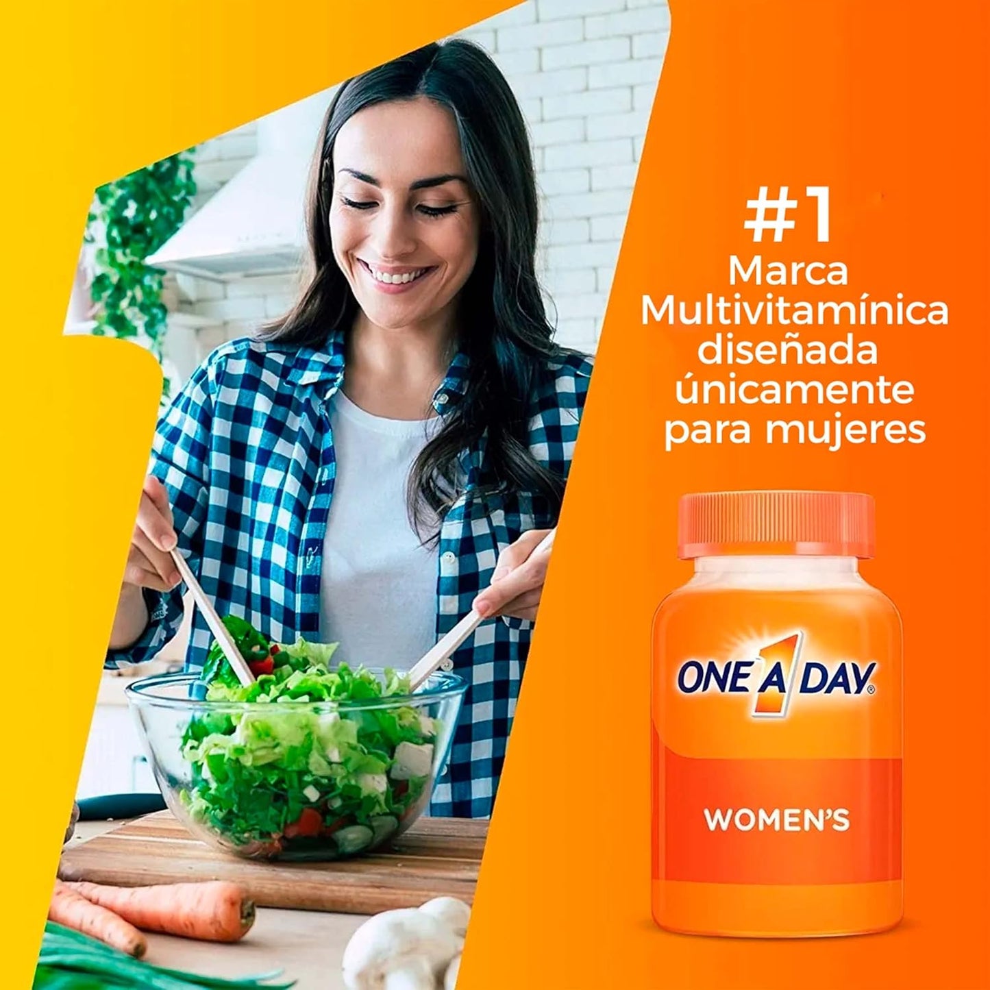 Women's Multivitamin with Vitamin A, C, D, E, Zinc, B12, Biotin, Calcium - Immune Health Support - 200 Tablets