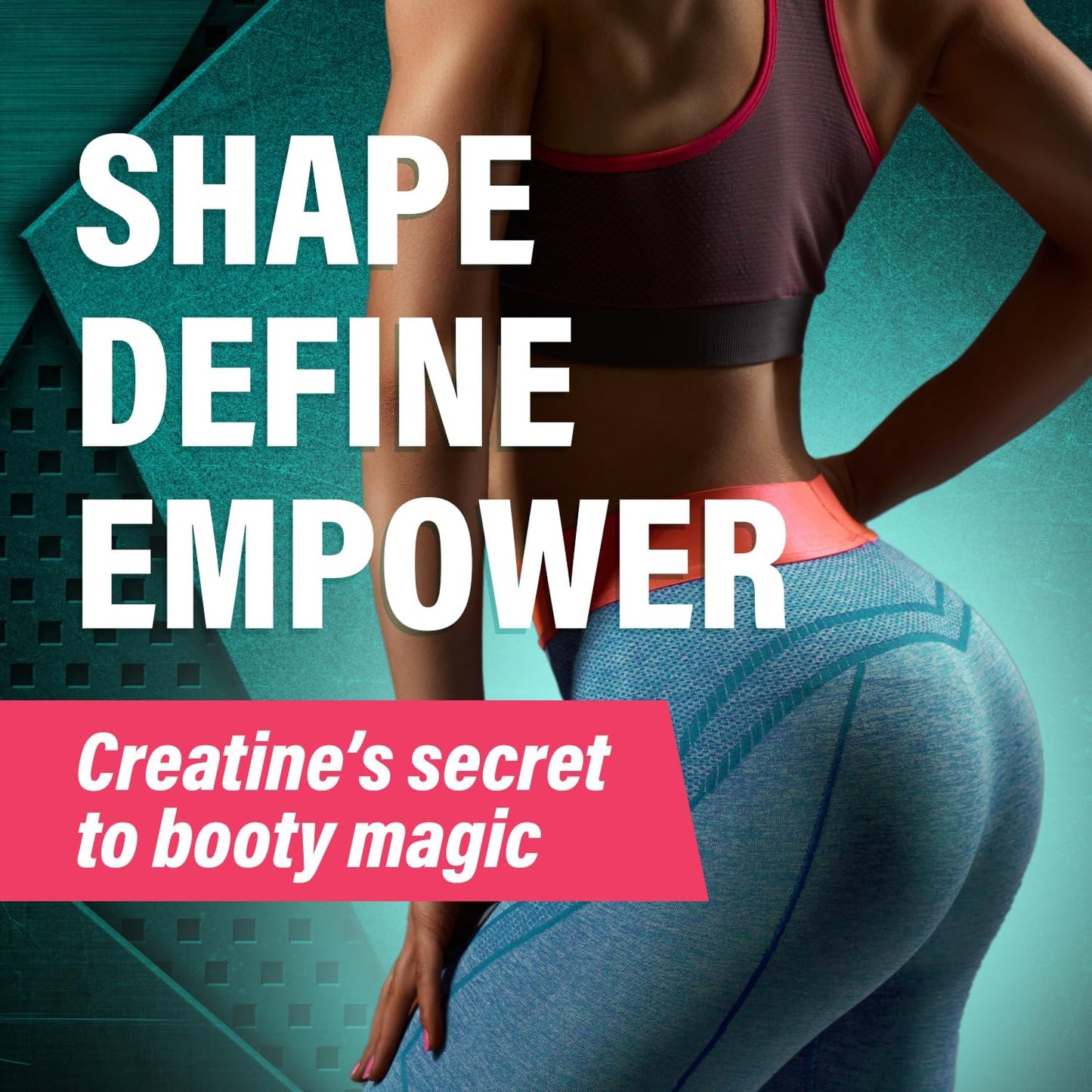Women's Optimized 5000mg Creatine Monohydrate Powder with Collagen and BCAAs - Lean Muscle, Recovery, Energy - Made in USA