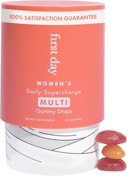 Women's Organic Multivitamin Gummies with 11 Essential Vitamins and Minerals - 30 Day Supply